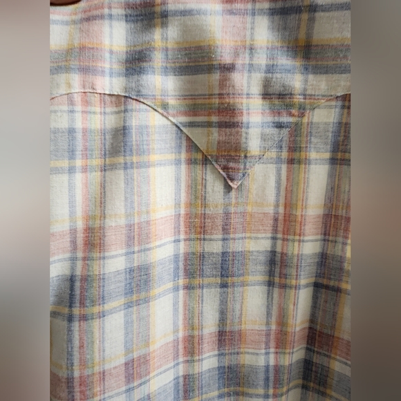 Vintage Tem Tex Mens Button Down Shirt, Small, 15 1/2 - 33, Excellent Condition - Picture 6 of 8